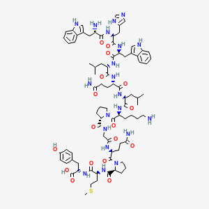 Chemical structure of alpha-Mating factor