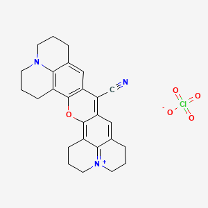 Chemical structure of Rhodamine 800