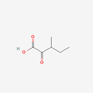 Chemical structure of 3-Methyl-2-oxovaleric acid