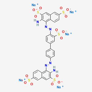 Chemical structure of Trypan red (C·I· 22850)
