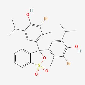 Chemical structure of Bromothymol Blue