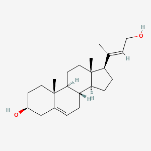 Chemical structure of (3β,20E)-24-Norchola-5,20(22)-diene-3,23-diol