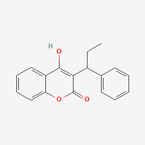 Chemical structure of Phenprocoumon