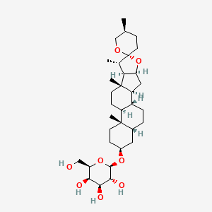 Chemical structure of Timosaponin A1