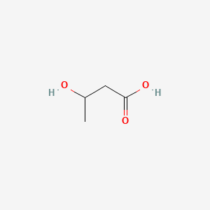 Chemical structure of 3-Hydroxybutyric acid