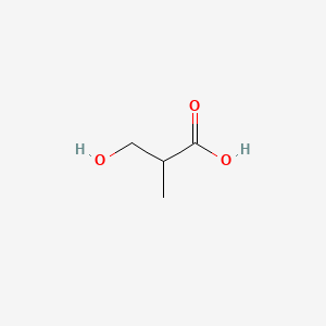 Chemical structure of 3-Hydroxyisobutyric acid