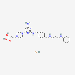 Chemical structure of Burixafor hydrobromide (TG-0054 hydrobromide)