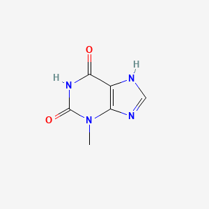 Chemical structure of 3-Methylxanthine