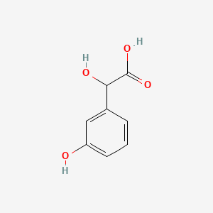 Chemical structure of 3-Hydroxymandelic Acid