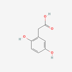 Chemical structure of Homogentisic acid