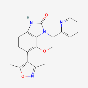 Chemical structure of INCB054329 Racemate