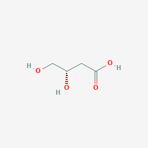 Chemical structure of 3,4-Dihydroxybutanoic acid