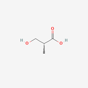 Chemical structure of (R)-3-Hydroxyisobutyric acid