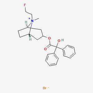 Chemical structure of Flutropium bromide