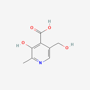 Chemical structure of 4-Pyridoxic acid