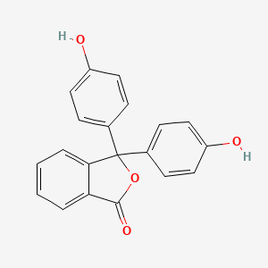 Chemical structure of Phenolphthalein