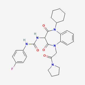 Chemical structure of Gastrin/CCK antagonist 1