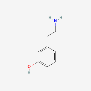 Chemical structure of m-Tyramine