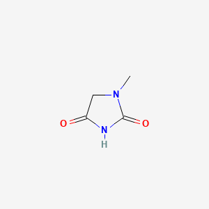 Chemical structure of N-Methylhydantoin