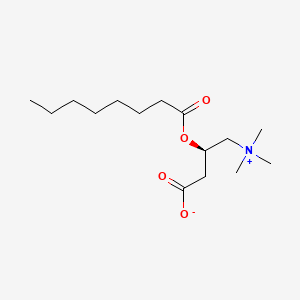 Chemical structure of L-Octanoylcarnitine