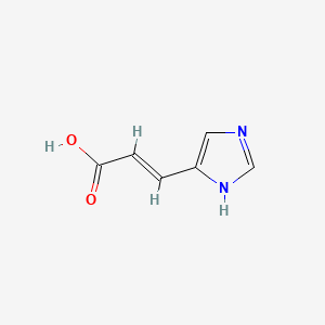 Chemical structure of Urocanic acid