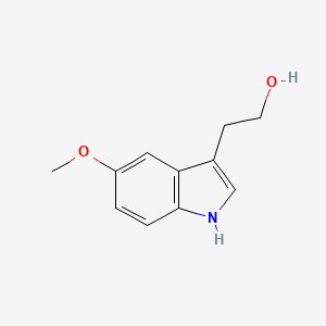 Chemical structure of 5-Methoxytryptophol