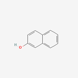 Chemical structure of 2-Naphthol