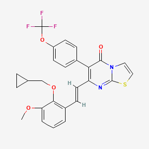 Chemical structure of TRPV antagonist 1