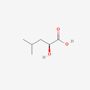 Chemical structure of (S)-Leucic acid