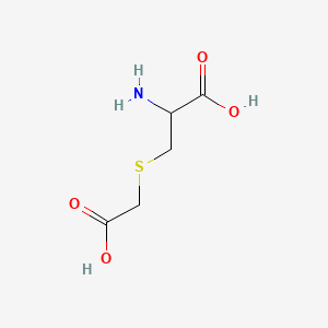 Chemical structure of S-(Carboxymethyl)cysteine