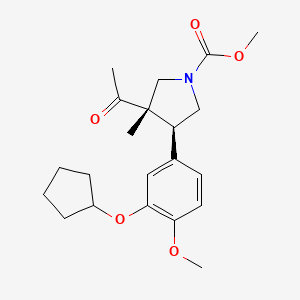 Chemical structure of PDE4 inhibitor intermediate 1