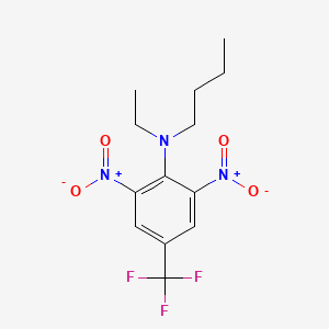 Chemical structure of Benfluralin