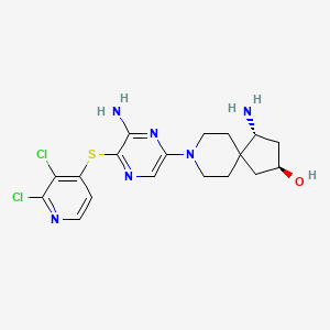 Chemical structure of SHP2 IN-1