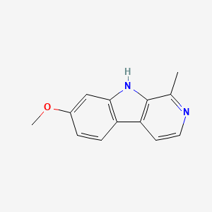 Chemical structure of Harmine