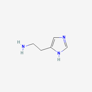 Chemical structure of Histamine