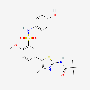 Chemical structure of PI4KIIIbeta-IN-10