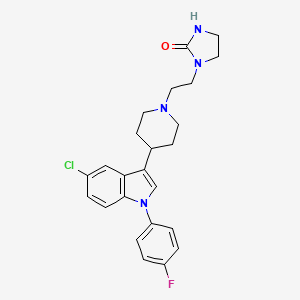 Chemical structure of Sertindole