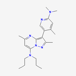Chemical structure of R121919 (NBI30775)
