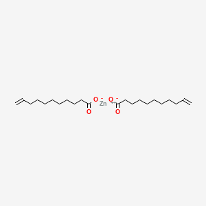 Chemical structure of Zinc Undecylenate