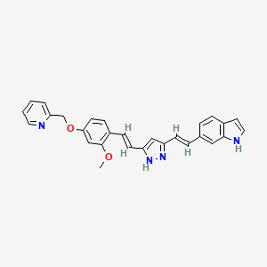 Chemical structure of PE859