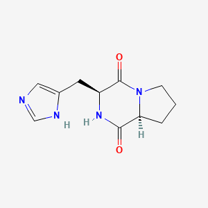 Chemical structure of Cyclo(his-pro)