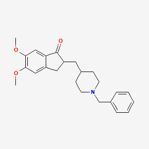 Chemical structure of Donepezil