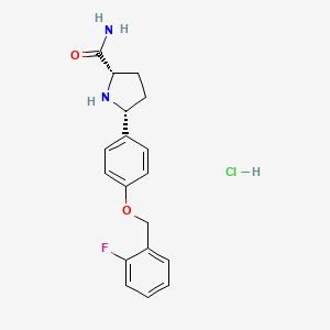 Chemical structure of Vixotrigine Hydrochloride
