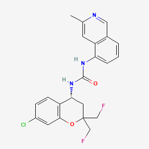 Chemical structure of A-1165442
