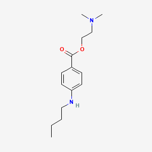 Chemical structure of Tetracaine