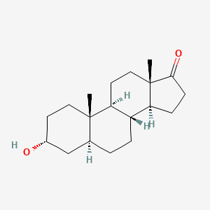 Chemical structure of Androsterone
