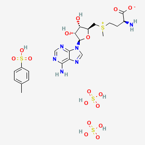 Chemical structure of S-Adenosyl-L-methionine disulfate tosylate