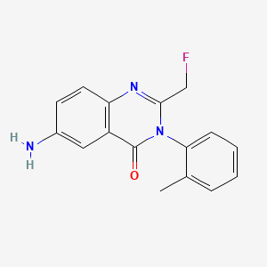 Chemical structure of Afloqualone