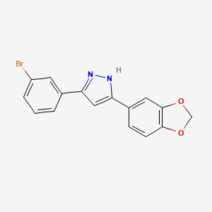 Chemical structure of Anle138b