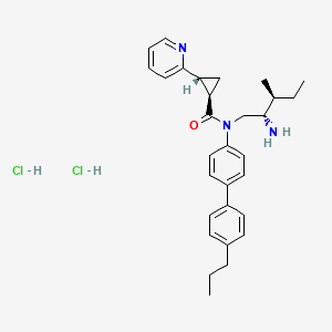 Chemical structure of (1R,2R)-2-PCCA(hydrochloride)
